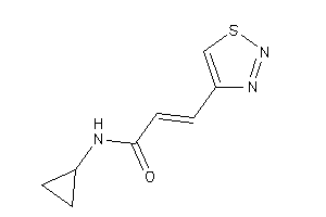 N-cyclopropyl-3-(thiadiazol-4-yl)acrylamide