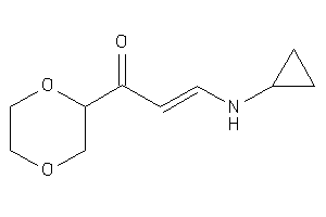 Image of 3-(cyclopropylamino)-1-(1,4-dioxan-2-yl)prop-2-en-1-one