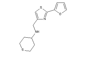 [2-(2-furyl)thiazol-4-yl]methyl-tetrahydrothiopyran-4-yl-amine