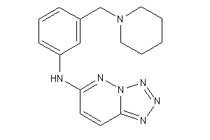 [3-(piperidinomethyl)phenyl]-(tetrazolo[5,1-f]pyridazin-6-yl)amine