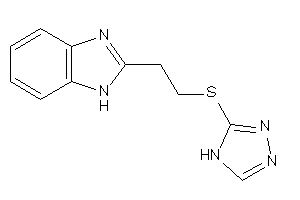 2-[2-(4H-1,2,4-triazol-3-ylthio)ethyl]-1H-benzimidazole