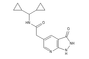 N-(dicyclopropylmethyl)-2-(3-keto-1,2-dihydropyrazolo[3,4-b]pyridin-5-yl)acetamide