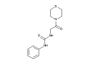 1-(2-keto-2-thiomorpholino-ethyl)-3-phenyl-urea