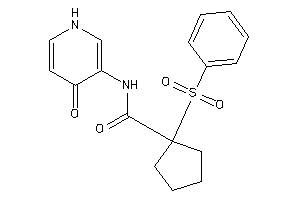 1-besyl-N-(4-keto-1H-pyridin-3-yl)cyclopentanecarboxamide