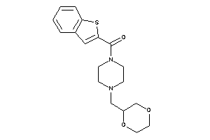 Benzothiophen-2-yl-[4-(1,4-dioxan-2-ylmethyl)piperazino]methanone