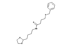 4-benzoxy-N-[4-(1,3-dioxolan-2-yl)butyl]butyramide