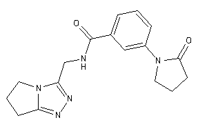 N-(6,7-dihydro-5H-pyrrolo[2,1-c][1,2,4]triazol-3-ylmethyl)-3-(2-ketopyrrolidino)benzamide