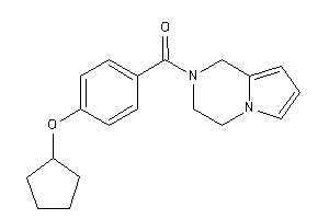 [4-(cyclopentoxy)phenyl]-(3,4-dihydro-1H-pyrrolo[1,2-a]pyrazin-2-yl)methanone