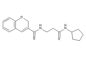 N-[3-(cyclopentylamino)-3-keto-propyl]-2H-chromene-3-carboxamide