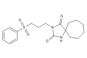 3-(3-besylpropyl)-1,3-diazaspiro[4.6]undecane-2,4-quinone