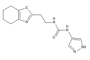 1-(1H-pyrazol-4-yl)-3-[2-(4,5,6,7-tetrahydro-1,3-benzothiazol-2-yl)ethyl]urea