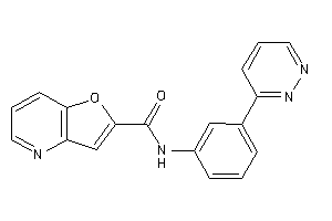 N-(3-pyridazin-3-ylphenyl)furo[3,2-b]pyridine-2-carboxamide