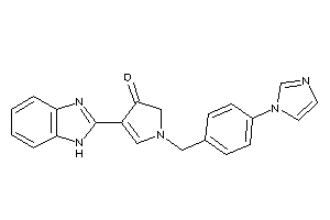 4-(1H-benzimidazol-2-yl)-1-(4-imidazol-1-ylbenzyl)-2-pyrrolin-3-one