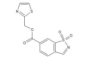 Image of 1,1-diketo-1,2-benzothiazole-6-carboxylic Acid Thiazol-2-ylmethyl Ester