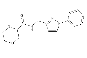 N-[(1-phenylpyrazol-3-yl)methyl]-1,4-dioxane-2-carboxamide