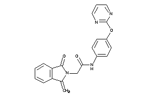 2-(1-keto-3-methylene-isoindolin-2-yl)-N-[4-(2-pyrimidyloxy)phenyl]acetamide