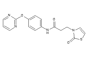 3-(2-keto-4-thiazolin-3-yl)-N-[4-(2-pyrimidyloxy)phenyl]propionamide