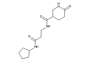 N-[3-(cyclopentylamino)-3-keto-propyl]-6-keto-nipecotamide