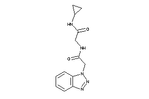 2-[[2-(benzotriazol-1-yl)acetyl]amino]-N-cyclopropyl-acetamide