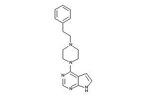 4-(4-phenethylpiperazino)-7H-pyrrolo[2,3-d]pyrimidine