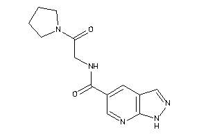 Image of N-(2-keto-2-pyrrolidino-ethyl)-1H-pyrazolo[3,4-b]pyridine-5-carboxamide