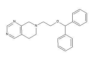 7-(2-benzhydryloxyethyl)-6,8-dihydro-5H-pyrido[3,4-d]pyrimidine