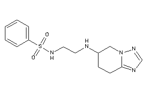 N-[2-(5,6,7,8-tetrahydro-[1,2,4]triazolo[1,5-a]pyridin-6-ylamino)ethyl]benzenesulfonamide