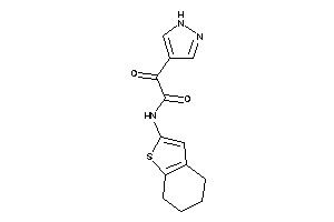 2-keto-2-(1H-pyrazol-4-yl)-N-(4,5,6,7-tetrahydrobenzothiophen-2-yl)acetamide