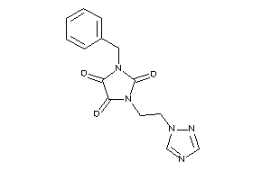 1-benzyl-3-[2-(1,2,4-triazol-1-yl)ethyl]imidazolidine-2,4,5-trione