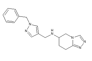 (1-benzylpyrazol-4-yl)methyl-(5,6,7,8-tetrahydro-[1,2,4]triazolo[4,3-a]pyridin-6-yl)amine