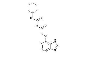 N-(cyclohexylcarbamoyl)-2-(7H-purin-6-ylthio)acetamide