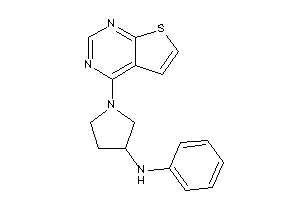 Phenyl-(1-thieno[2,3-d]pyrimidin-4-ylpyrrolidin-3-yl)amine