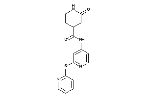 2-keto-N-[2-(2-pyridylthio)-4-pyridyl]isonipecotamide