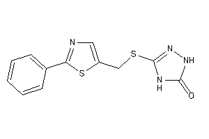 3-[(2-phenylthiazol-5-yl)methylthio]-1,4-dihydro-1,2,4-triazol-5-one