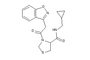 N-(cyclopropylmethyl)-3-(2-indoxazen-3-ylacetyl)thiazolidine-4-carboxamide