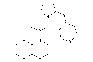 1-(3,4,4a,5,6,7,8,8a-octahydro-2H-quinolin-1-yl)-2-[2-(morpholinomethyl)pyrrolidino]ethanone