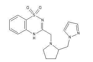 3-[[2-(pyrazol-1-ylmethyl)pyrrolidino]methyl]-4H-benzo[e][1,2,4]thiadiazine 1,1-dioxide