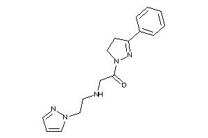 1-(3-phenyl-2-pyrazolin-1-yl)-2-(2-pyrazol-1-ylethylamino)ethanone