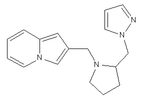 2-[[2-(pyrazol-1-ylmethyl)pyrrolidino]methyl]indolizine