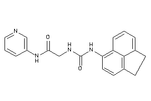 2-(acenaphthen-5-ylcarbamoylamino)-N-(3-pyridyl)acetamide