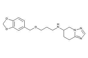 3-piperonyloxypropyl(5,6,7,8-tetrahydro-[1,2,4]triazolo[1,5-a]pyridin-6-yl)amine