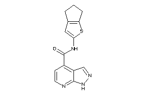 N-(5,6-dihydro-4H-cyclopenta[b]thiophen-2-yl)-1H-pyrazolo[3,4-b]pyridine-4-carboxamide