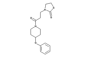 3-[3-keto-3-(4-phenoxypiperidino)propyl]thiazolidin-2-one