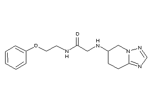 N-(2-phenoxyethyl)-2-(5,6,7,8-tetrahydro-[1,2,4]triazolo[1,5-a]pyridin-6-ylamino)acetamide