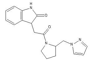 3-[2-keto-2-[2-(pyrazol-1-ylmethyl)pyrrolidino]ethyl]oxindole