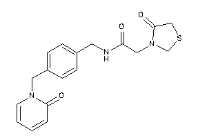 N-[4-[(2-keto-1-pyridyl)methyl]benzyl]-2-(4-ketothiazolidin-3-yl)acetamide