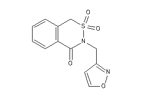 Image of 3-(isoxazol-3-ylmethyl)-2,2-diketo-1H-benzo[d]thiazin-4-one