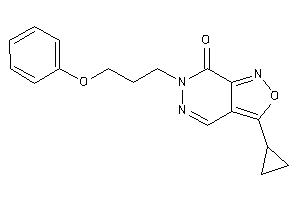 Image of 3-cyclopropyl-6-(3-phenoxypropyl)isoxazolo[3,4-d]pyridazin-7-one
