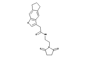 2-(6,7-dihydro-5H-cyclopenta[f]benzofuran-3-yl)-N-(2-succinimidoethyl)acetamide