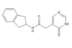 N-indan-2-yl-2-(6-keto-1H-pyrimidin-5-yl)acetamide